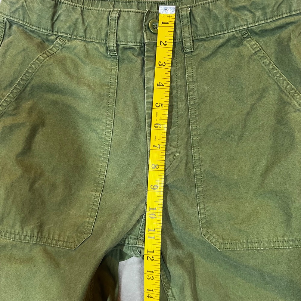 Uniqlo Pants Women's 27-30 Green Utility Army Casual Granola Girl Teacher - Picture 6 of 11